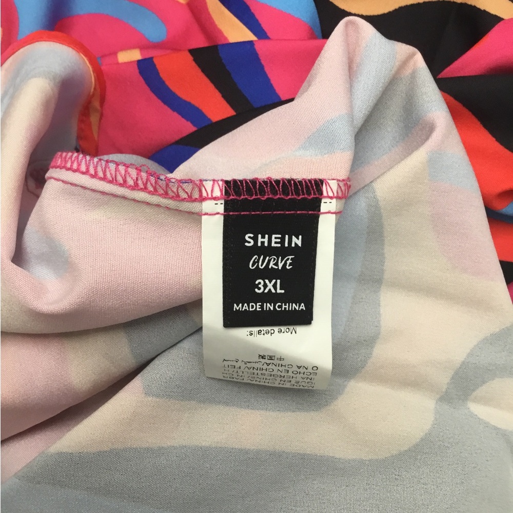 SHEIN Multicolor Abstract Dress - Picture 5 of 12